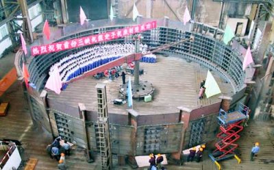 三峽發電廠7號機組組裝現